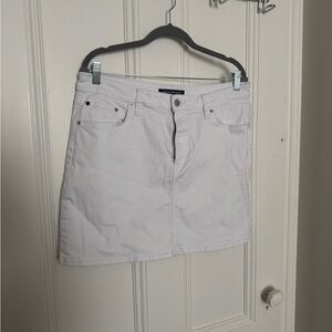 Calvin Klein Jeans White Mini Skirt